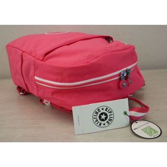 Kipling KIB8F0-6NK Women's Small Flashy Pink Ferris Backpack - Picture 10 of 12
